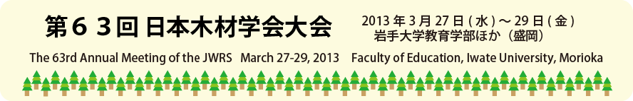 第63回日本木材学会大会